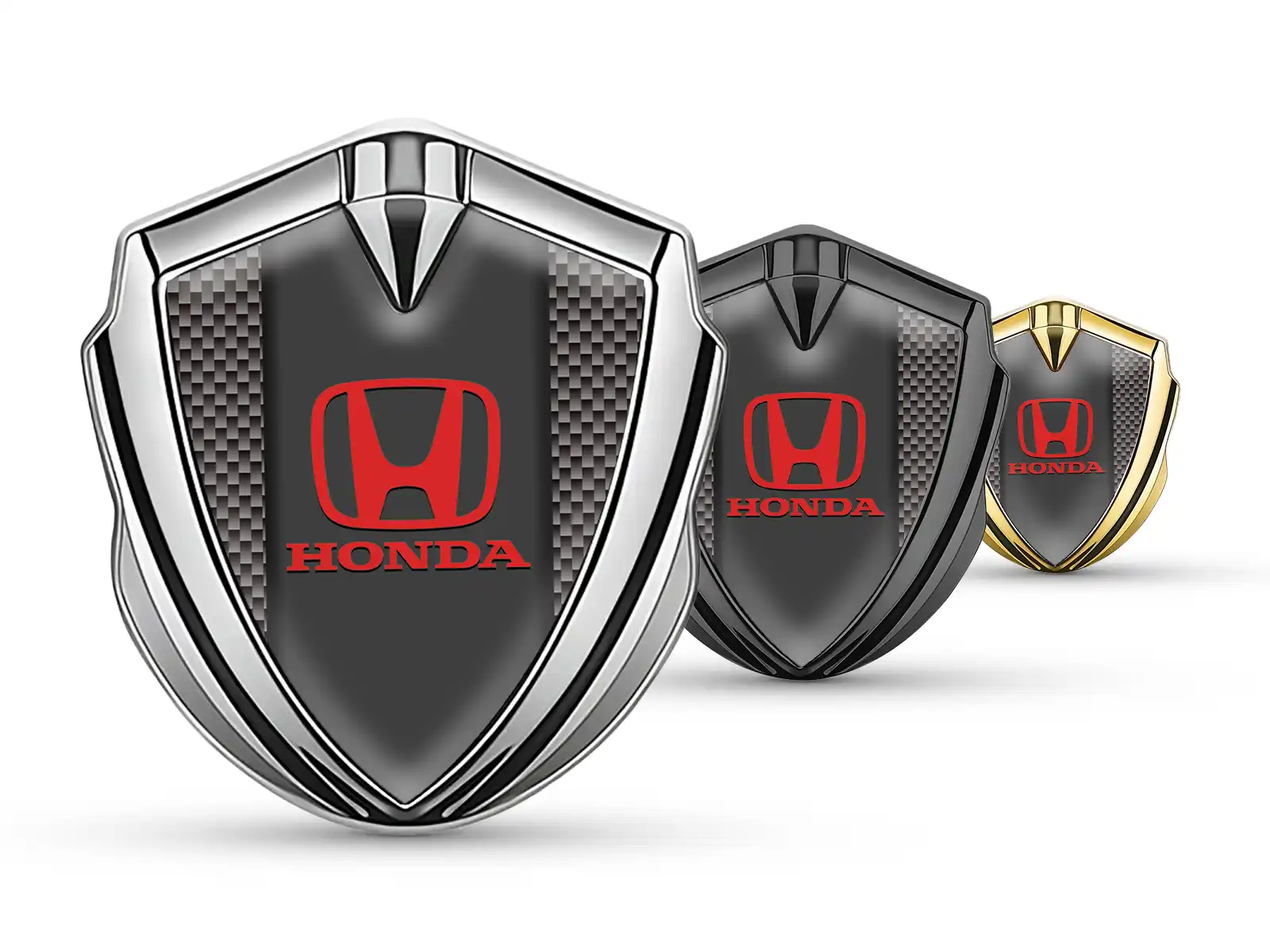 Honda Auto Marken Abzeichen Pro Stil Edelstahlkante